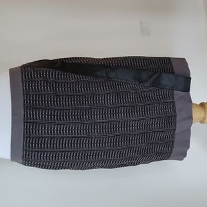 ✅ $10 ADD-ON ✅Club Monaco grey stretch knit skirt - Size M ✅ $10 ADD-ON ✅